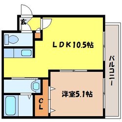 北１８条駅 徒歩6分 1階の物件間取画像